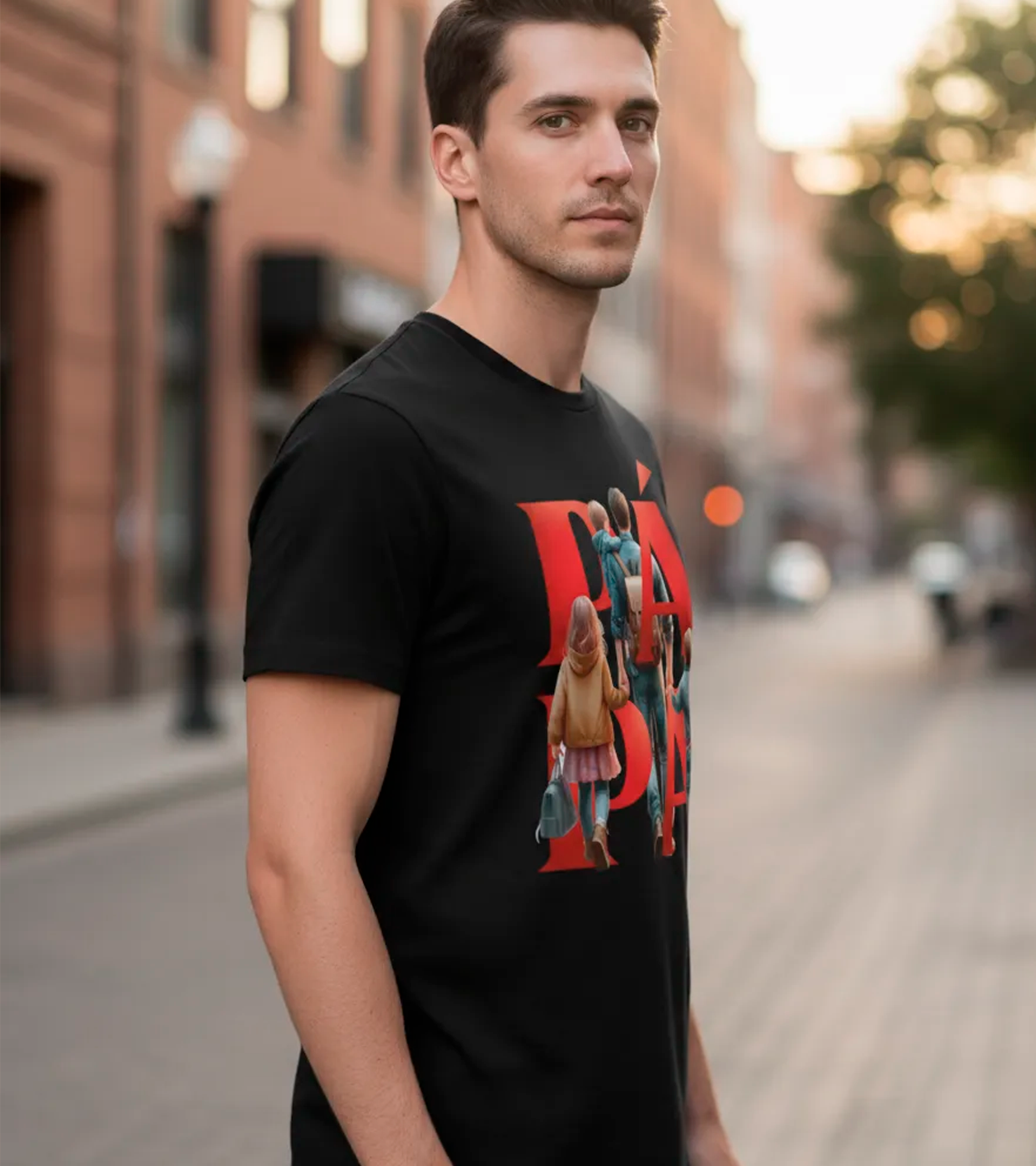 Polera Papá Familia - Dia Del Padre