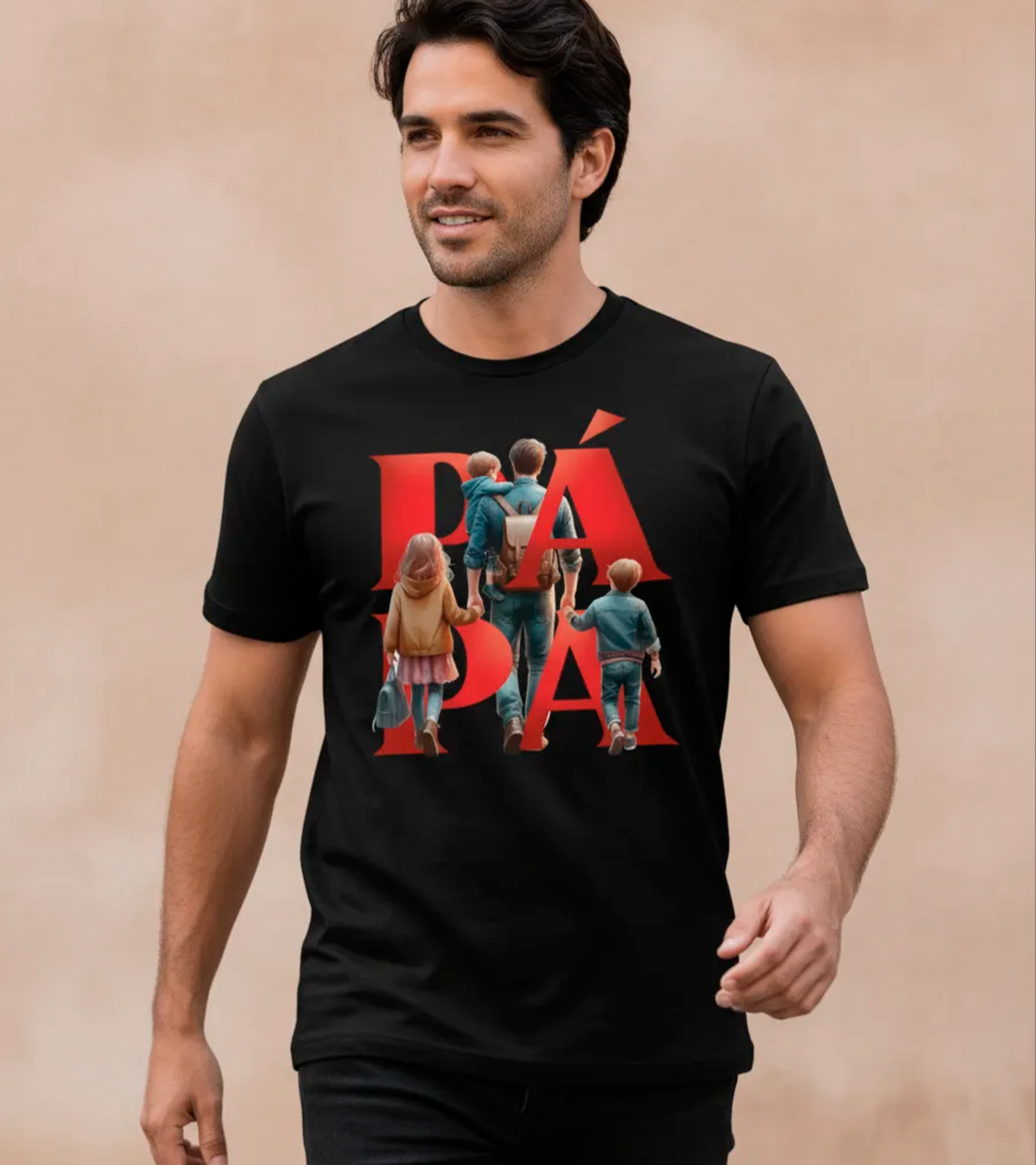 Polera Papá Familia - Dia Del Padre