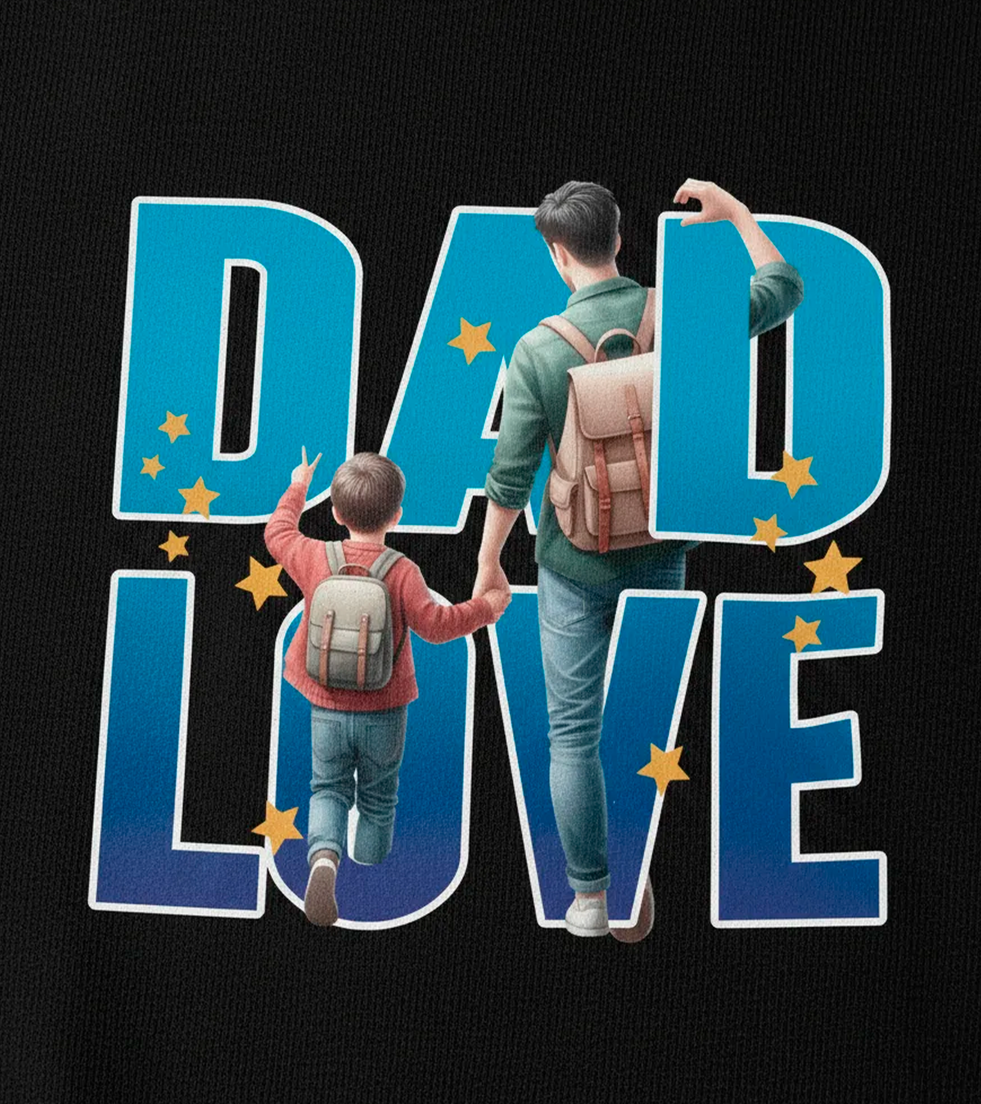 Polera Dad Love - Dia Del Padre