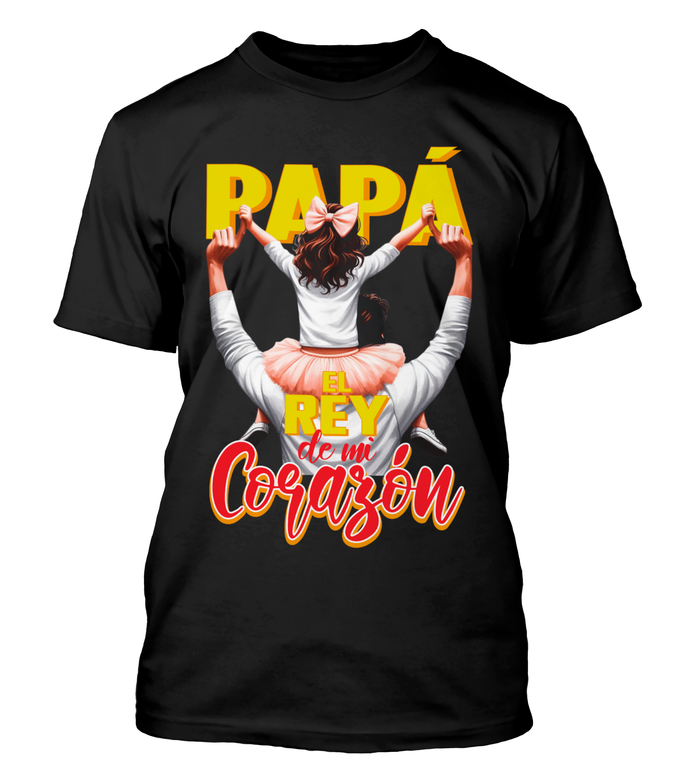 Polera Papá Rey De Mi Corazón - Dia Del Padre