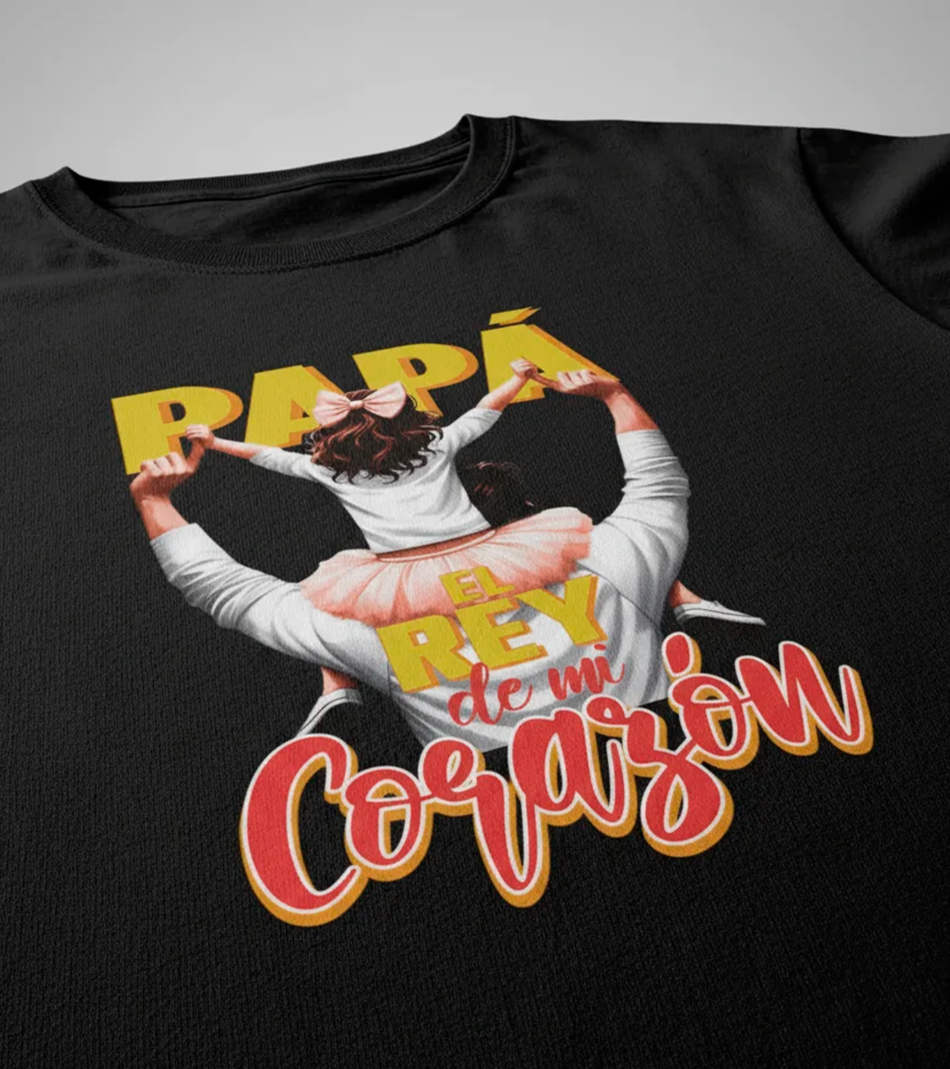 Polera Papá Rey De Mi Corazón - Dia Del Padre