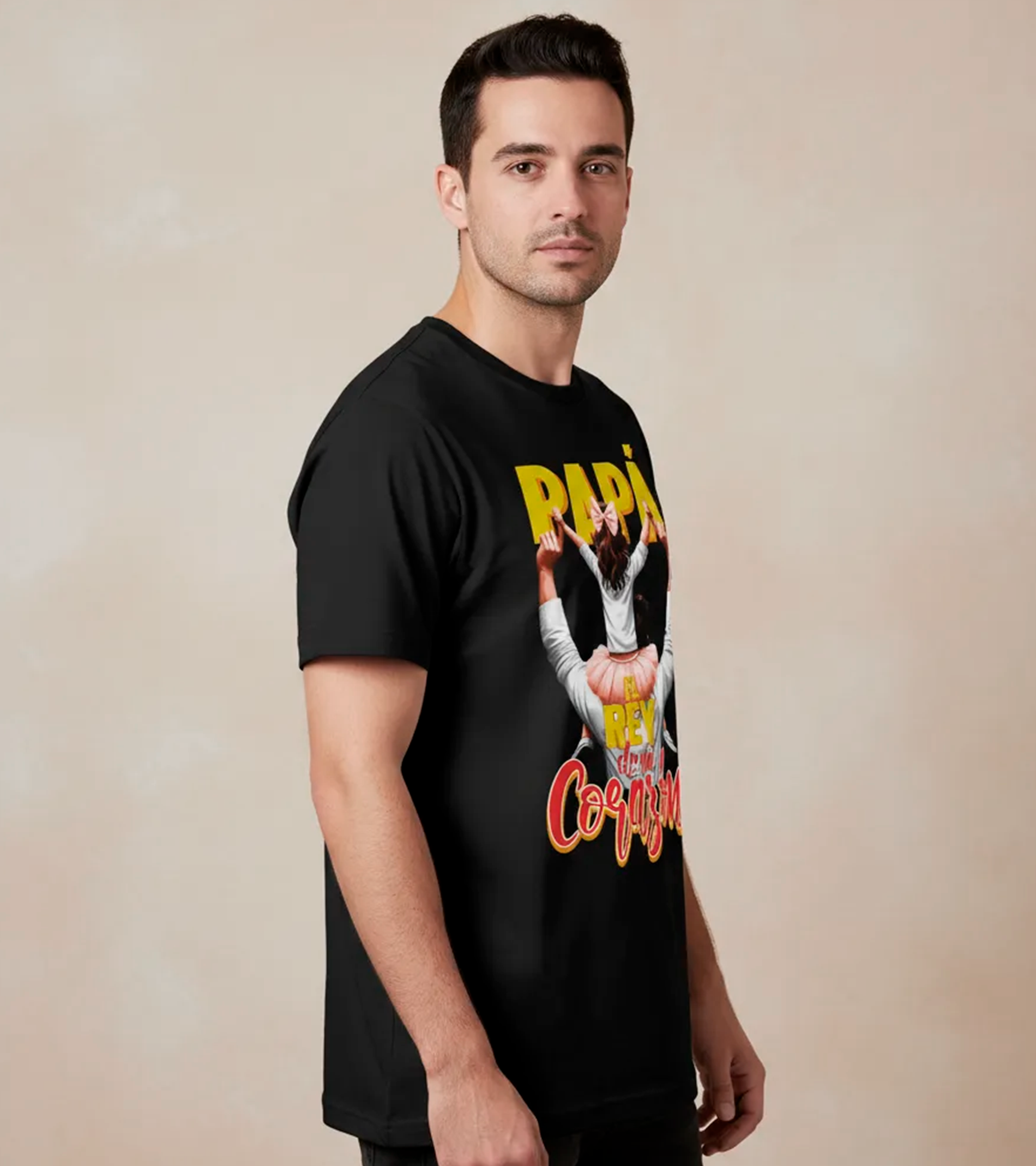 Polera Papá Rey De Mi Corazón - Dia Del Padre