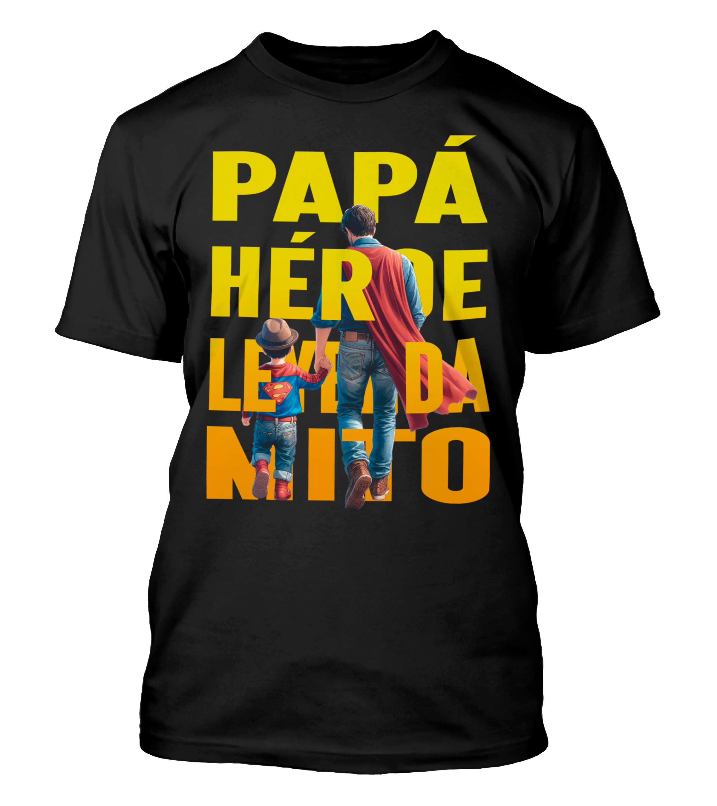 Polera Papá Héroe Leyenda - Dia Del Padre