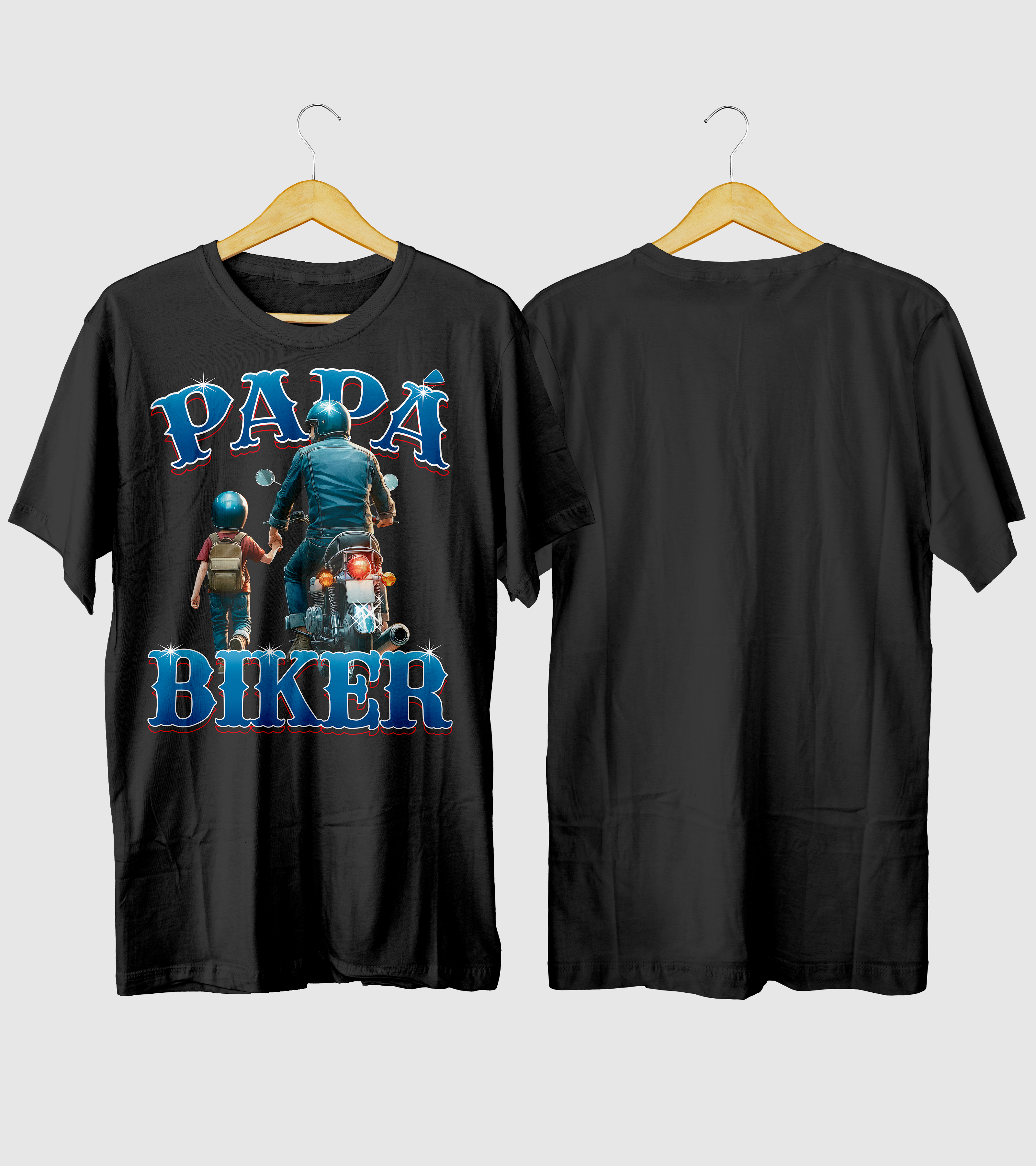 Polera Papá Biker - Dia Del Padre
