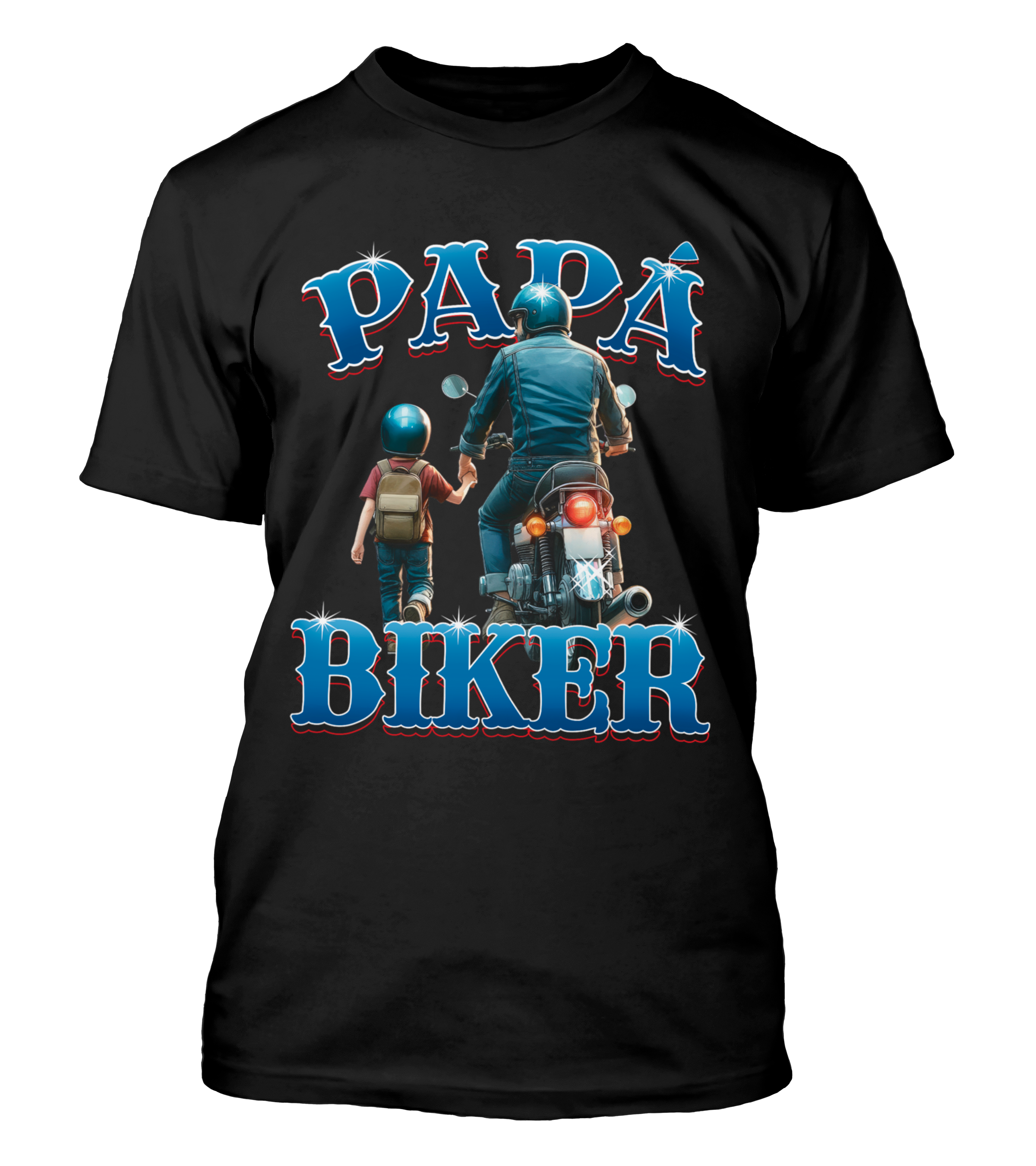 Polera Papá Biker - Dia Del Padre
