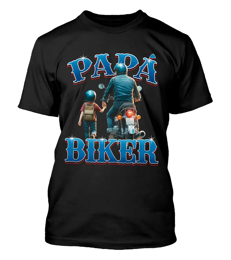 Polera Papá Biker - Dia Del Padre