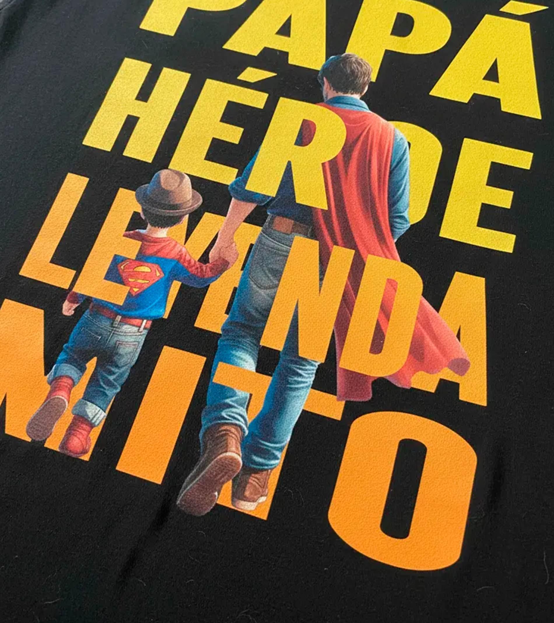 Polera Papá Héroe Leyenda - Dia Del Padre