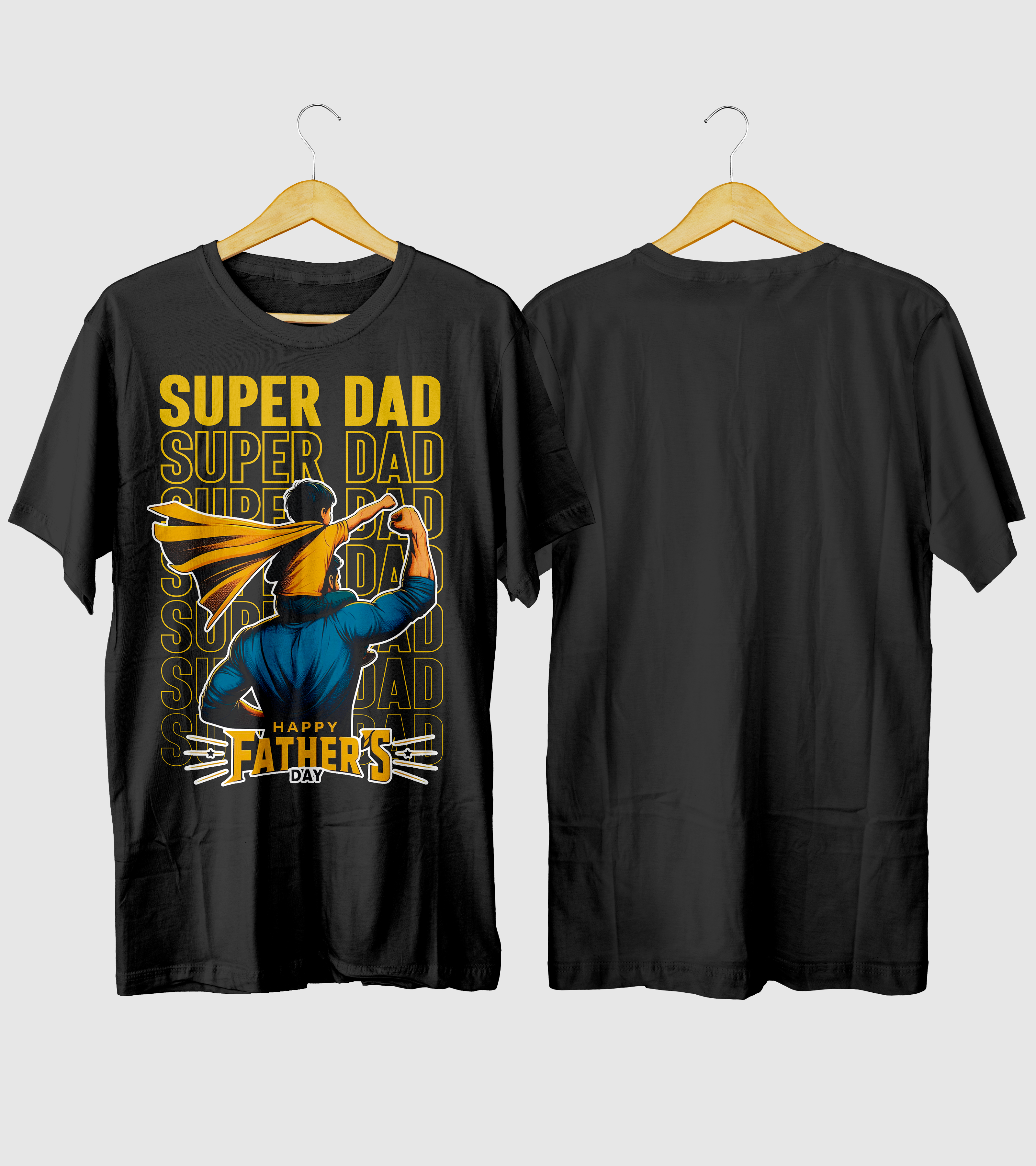 Polera Super Dad - Dia Del Padre