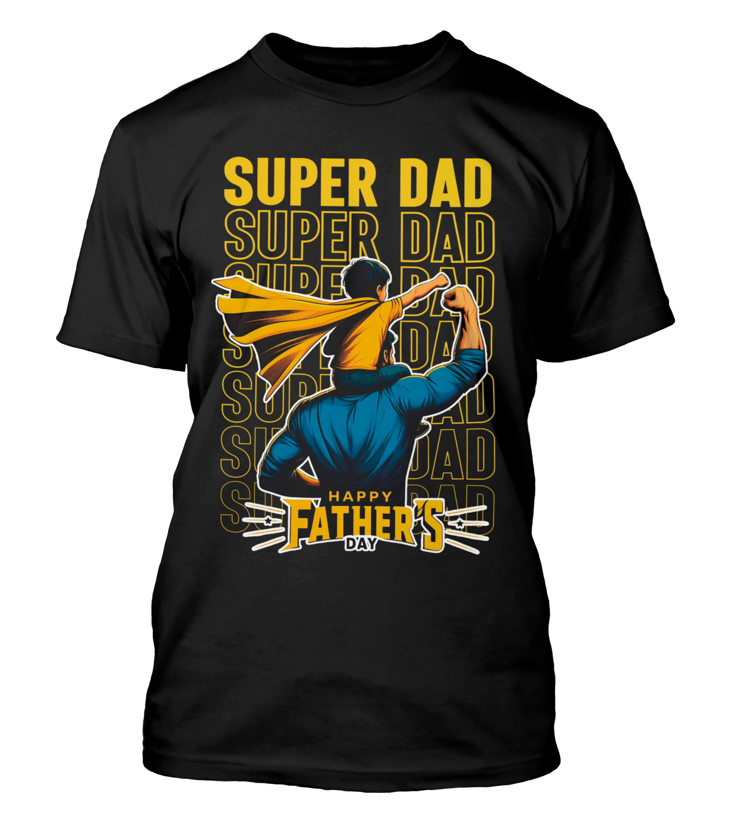 Polera Super Dad - Dia Del Padre
