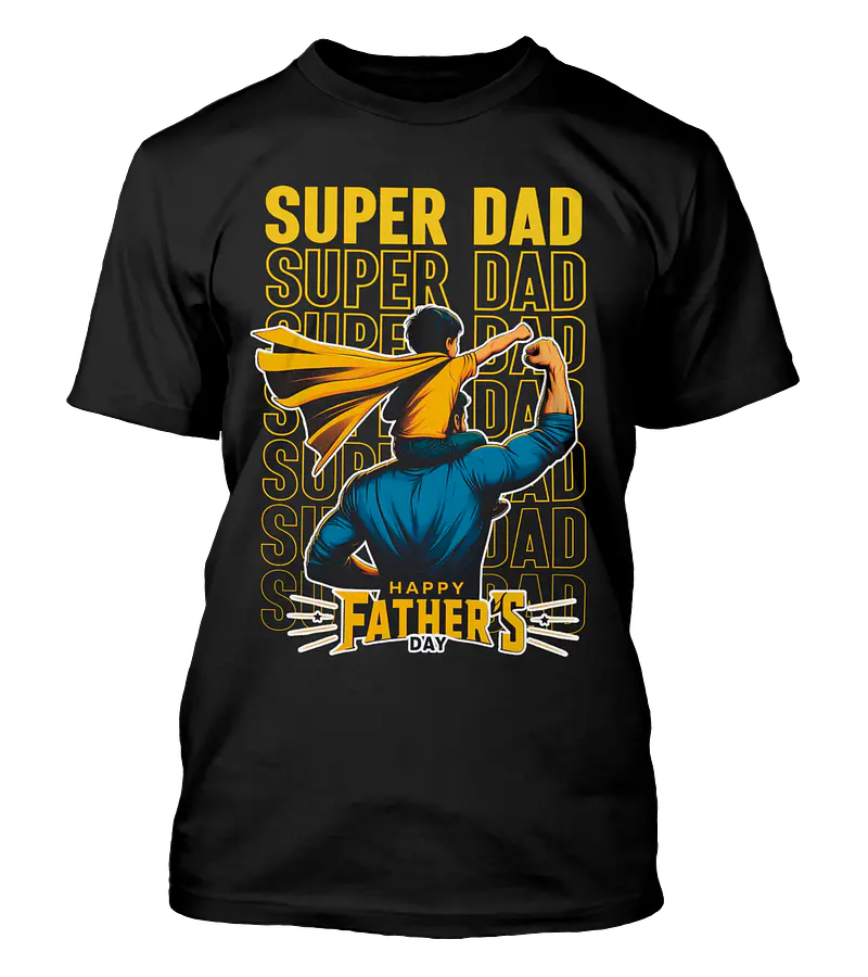 Polera Super Dad - Dia Del Padre
