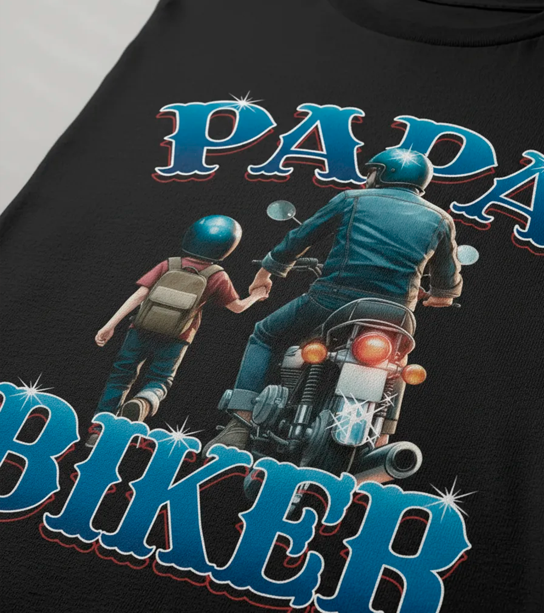 Polera Papá Biker - Dia Del Padre