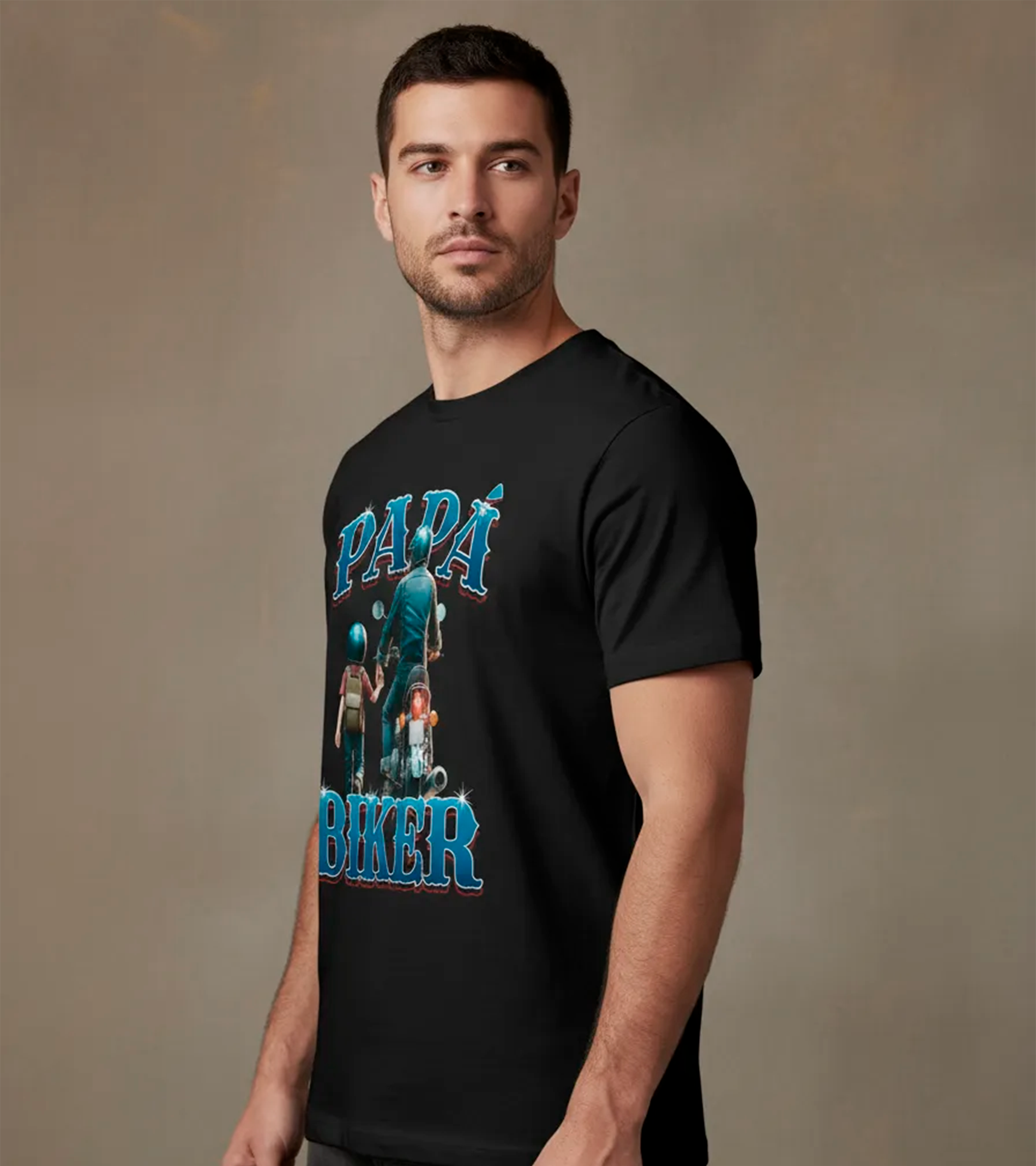 Polera Papá Biker - Dia Del Padre