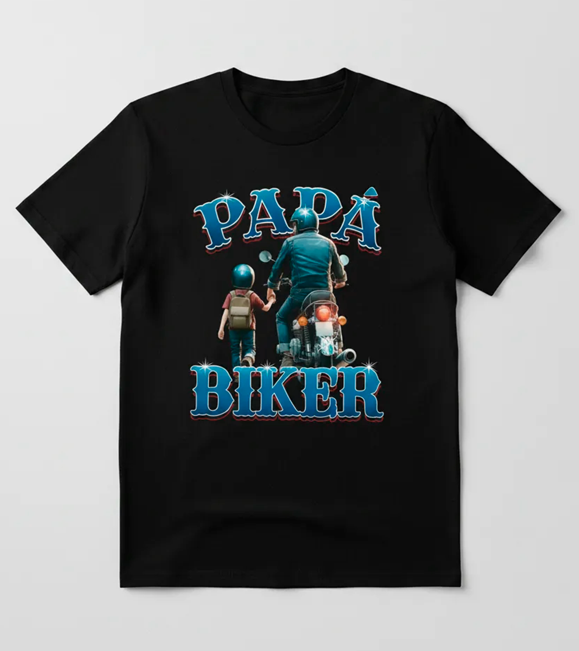 Polera Papá Biker - Dia Del Padre