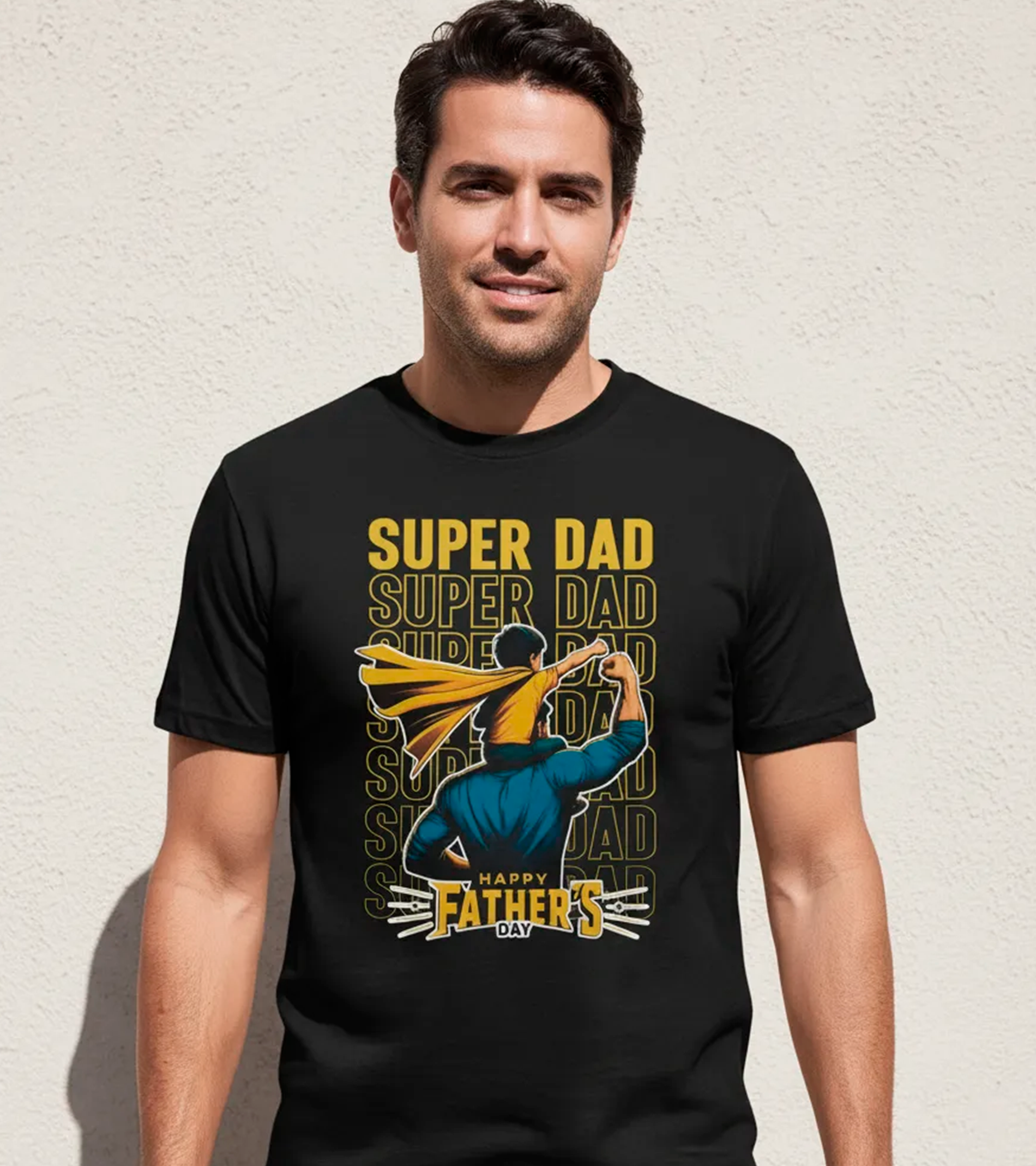 Polera Super Dad - Dia Del Padre