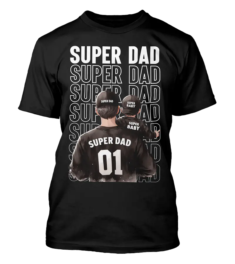 Polera Super Dad Baby - Dia Del Padre