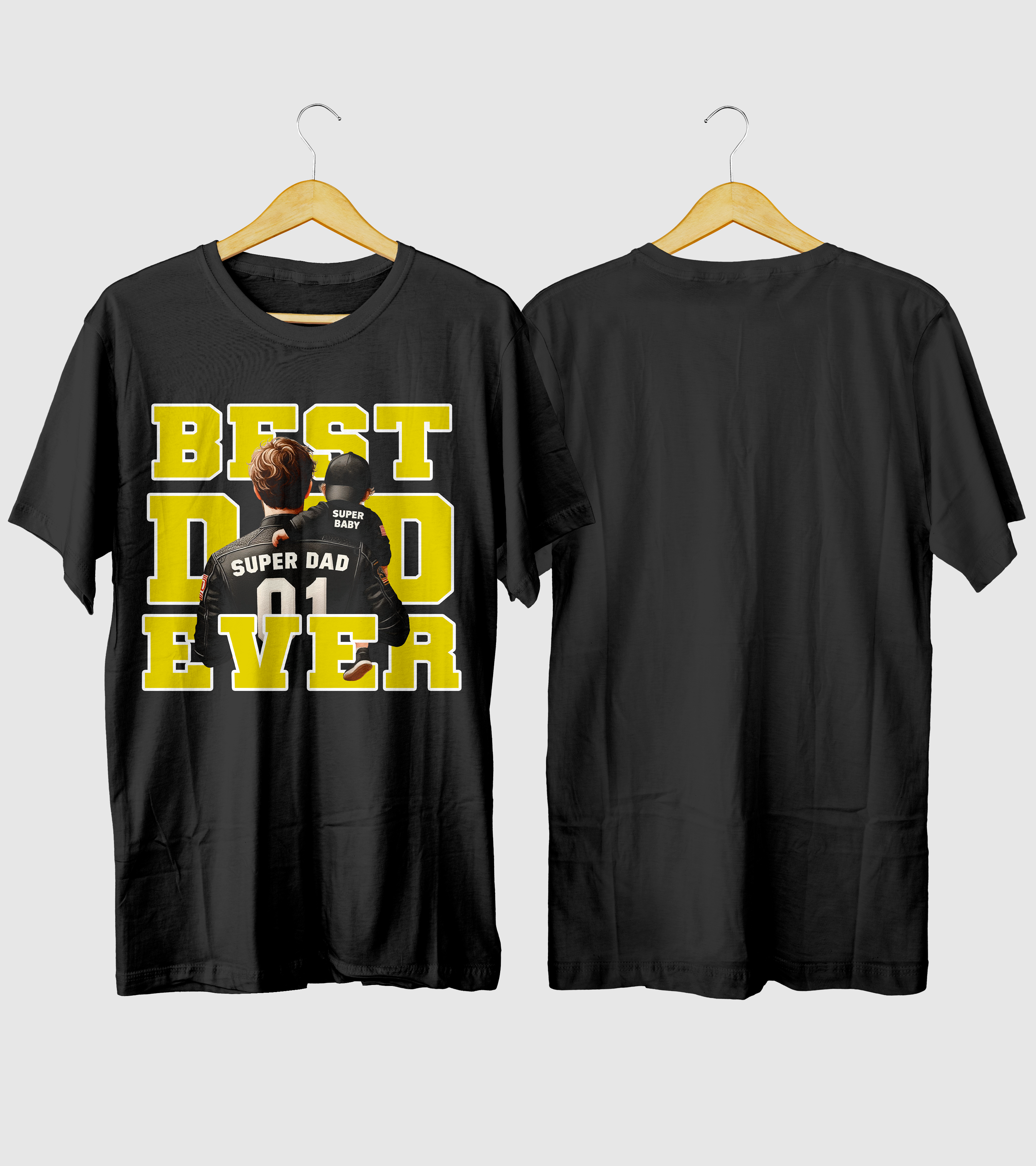Polera Best Dad Ever - Dia Del Padre