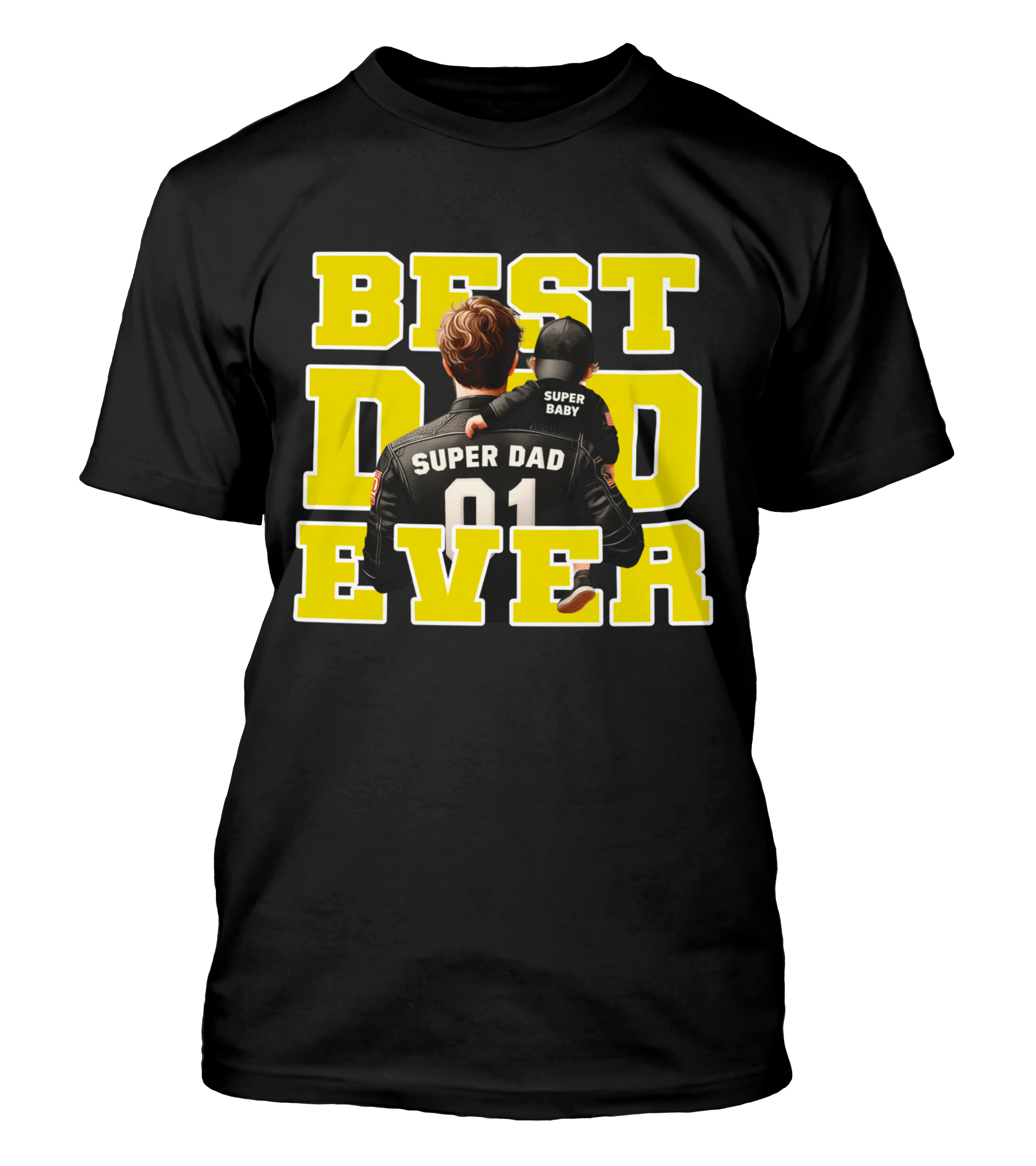 Polera Best Dad Ever - Dia Del Padre