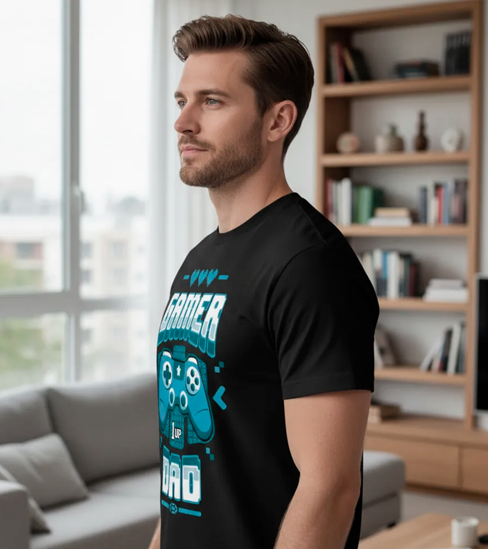 Polera Gamer Dad - Dia Del Padre