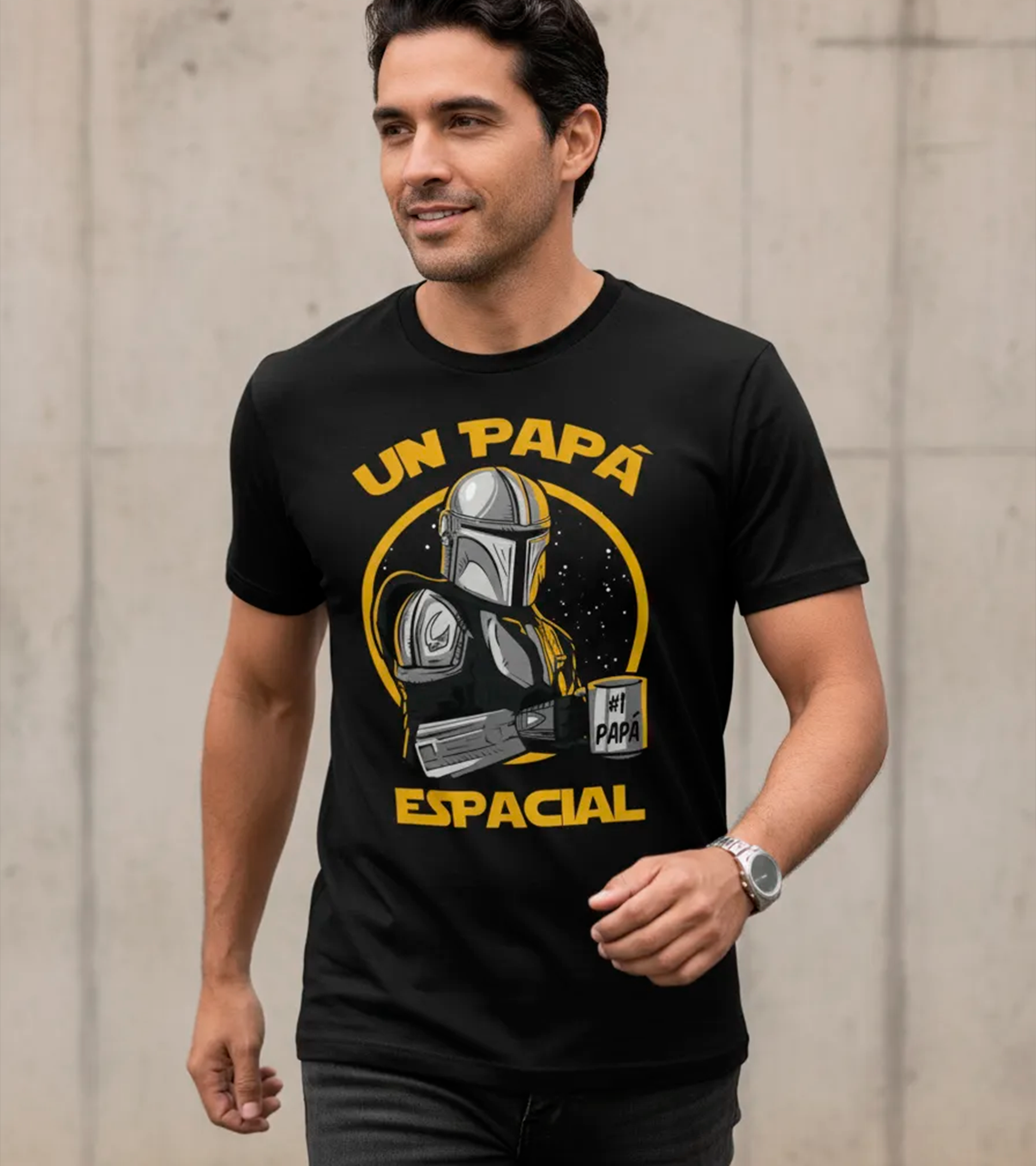 Polera Papá Espacial - Dia Del Padre