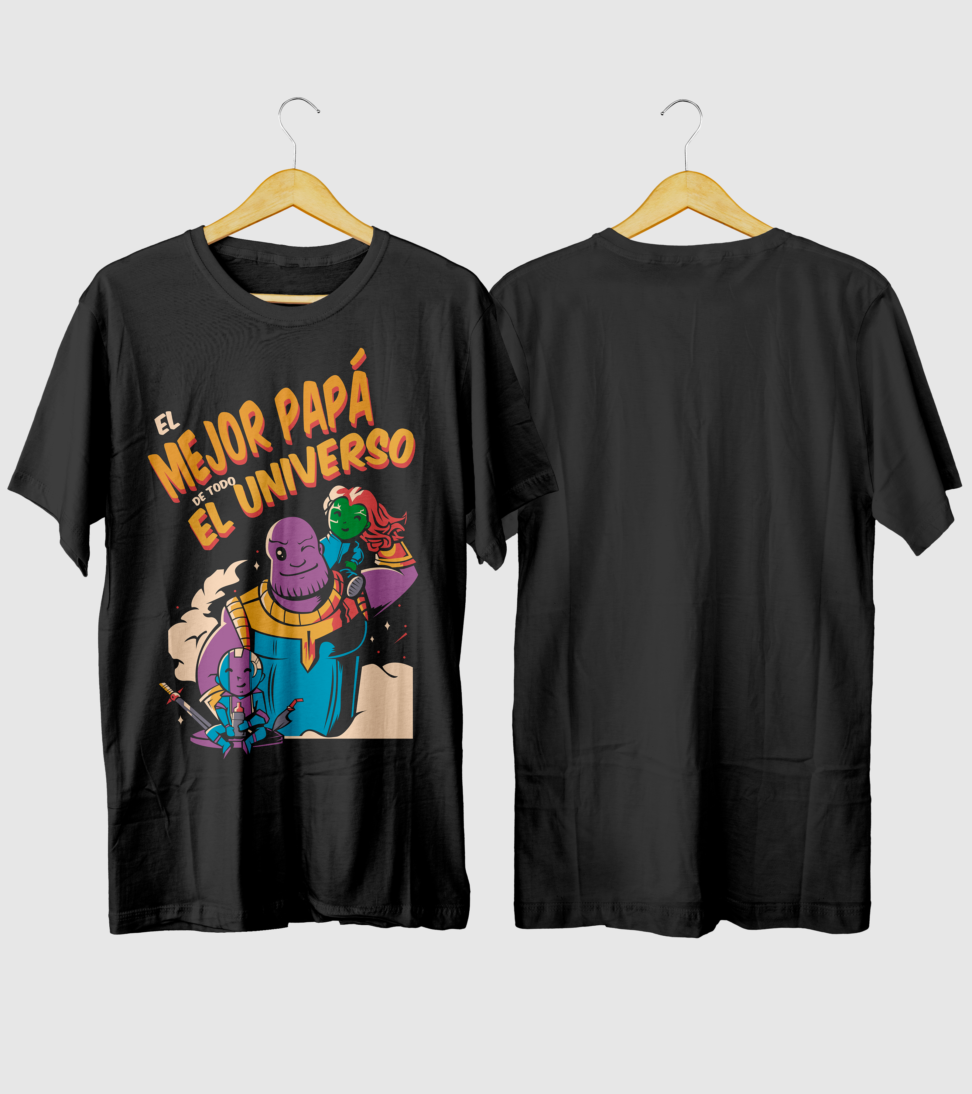 Polera Mejor Papá Del Universo - Dia Del Padre