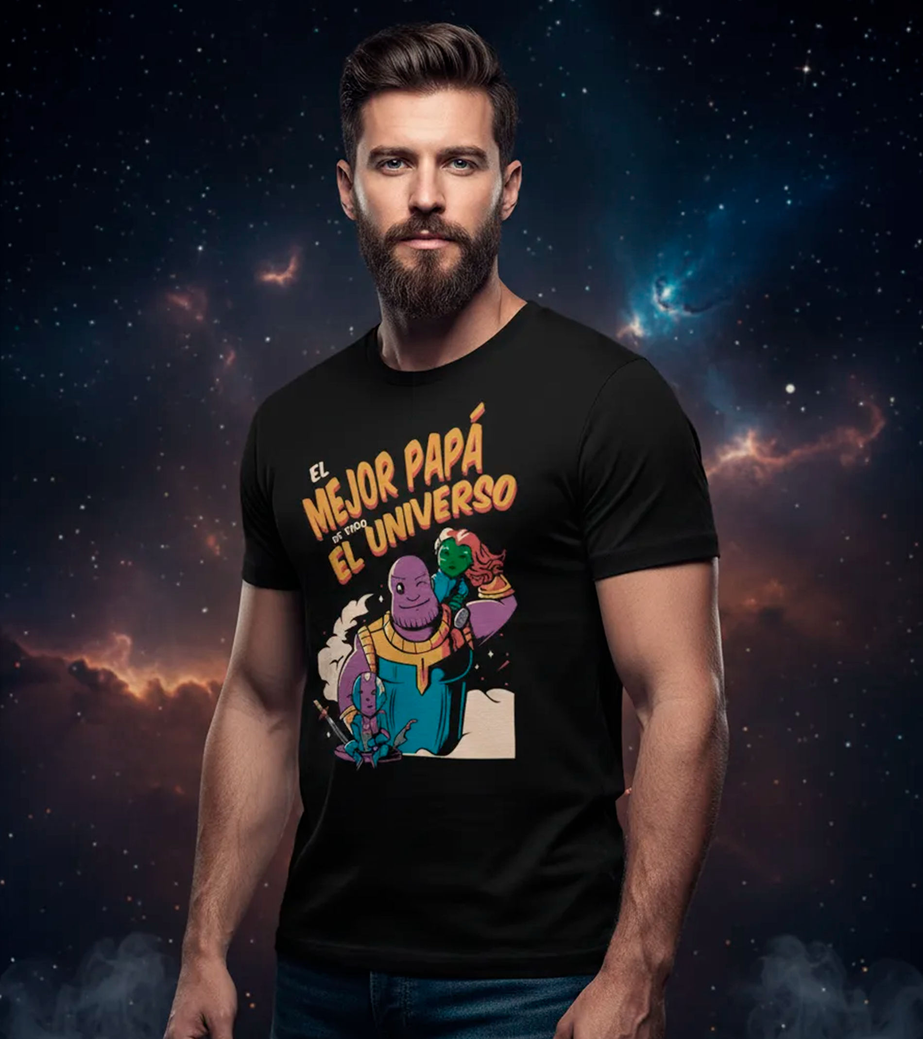 Polera Mejor Papá Del Universo - Dia Del Padre