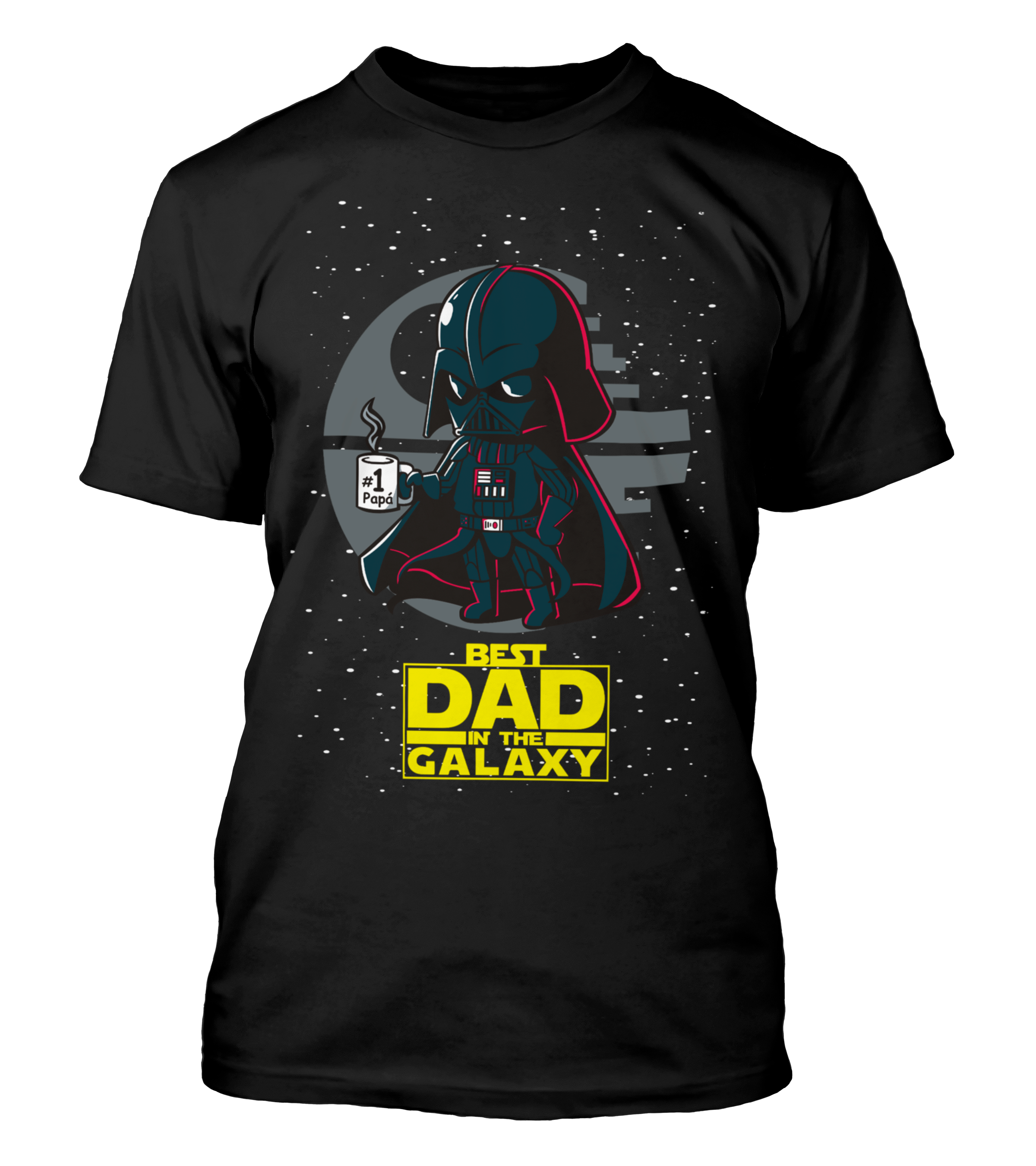 Polera Best Dad Galaxy - Dia Del Padre