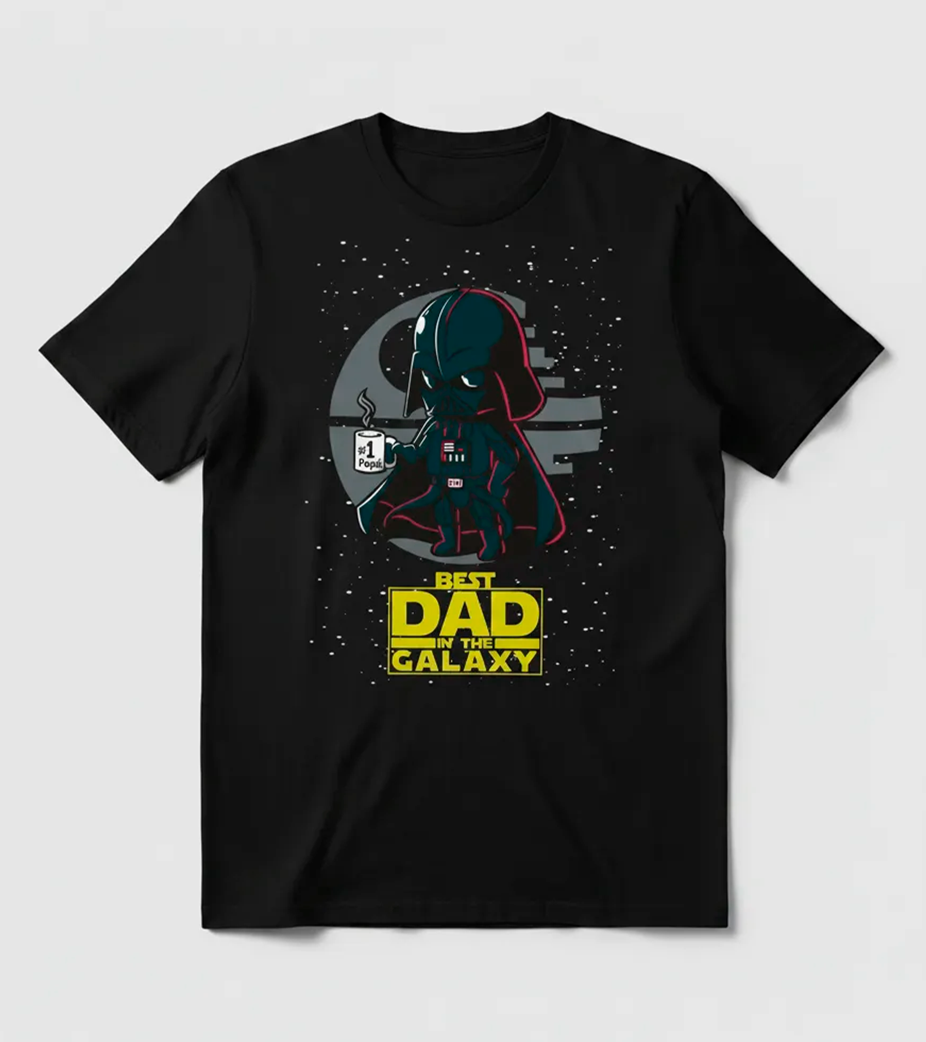 Polera Best Dad Galaxy - Dia Del Padre