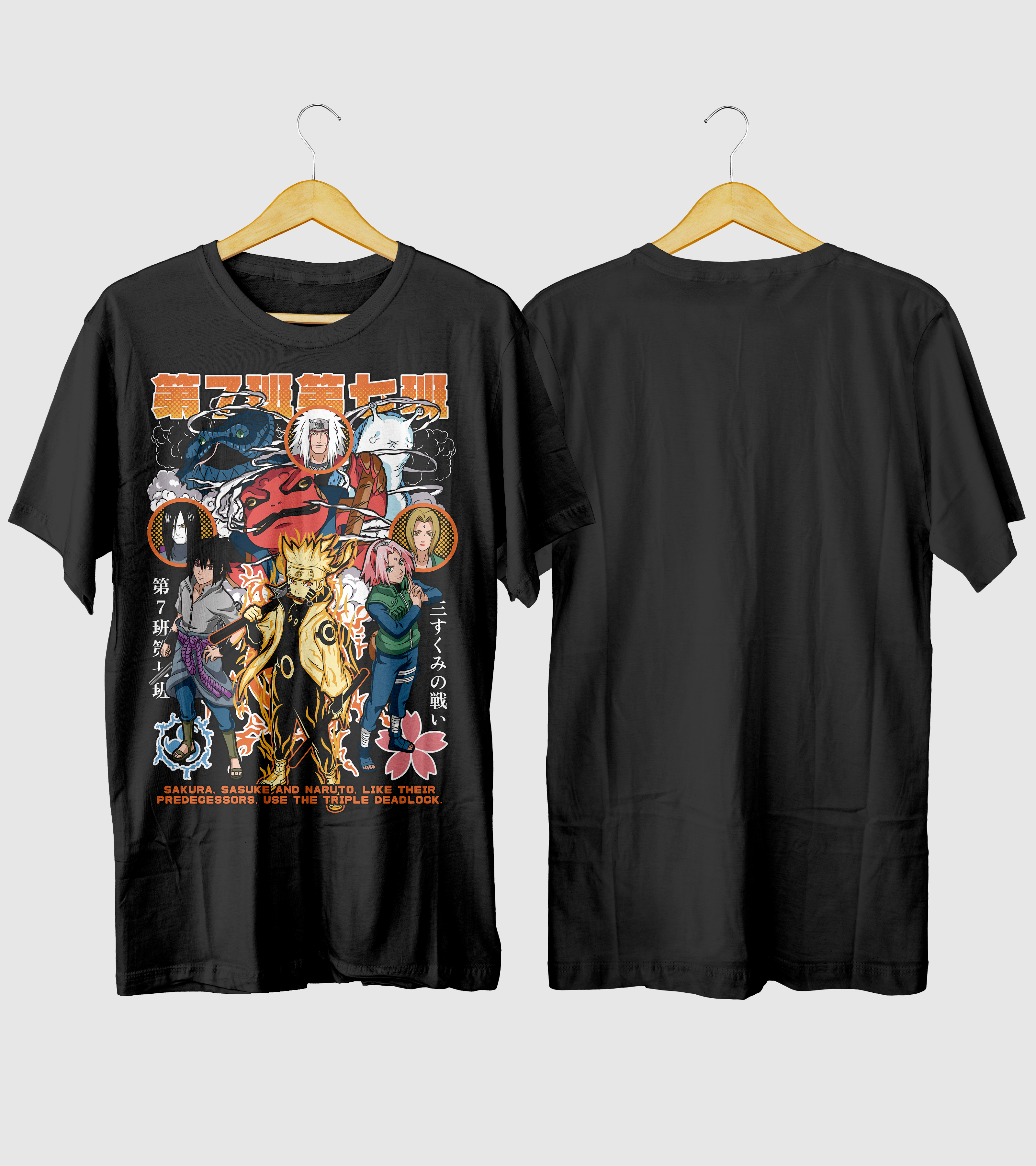 Polera Naruto y Sannin