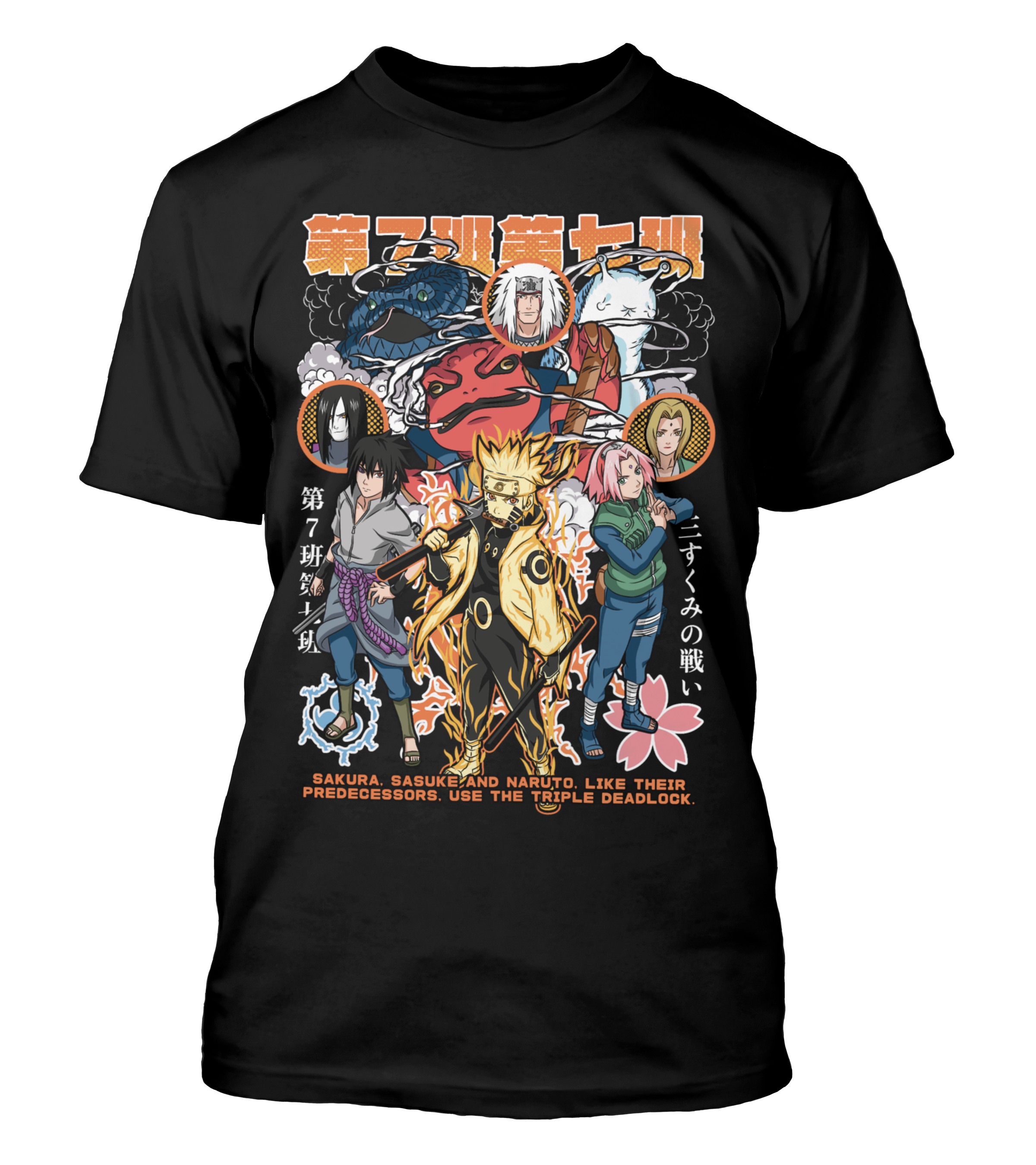 Polera Naruto y Sannin