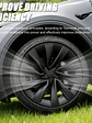 4PCS Hub Caps for Tesla Model Y Juniper 20-Inch Wheel Covers - thumbnail 4
