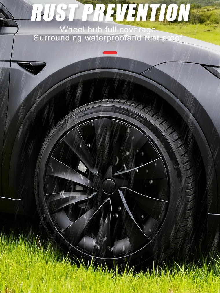 4PCS Hub Caps for Tesla Model Y Juniper 20-Inch Wheel Covers 15