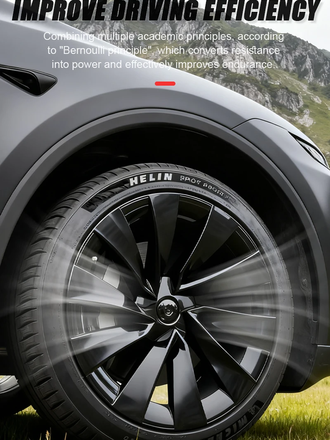 4PCS Hub Caps for Tesla Model Y Juniper 20-Inch Wheel Covers 1