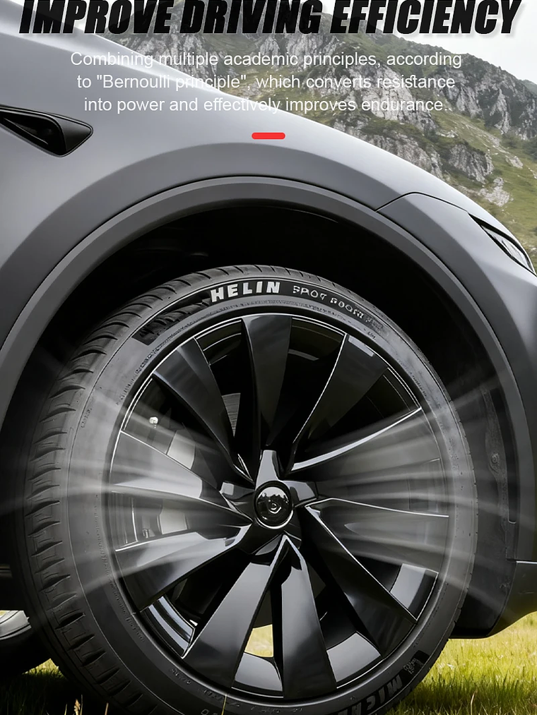 4PCS Hub Caps for Tesla Model Y Juniper 20-Inch Wheel Covers 1