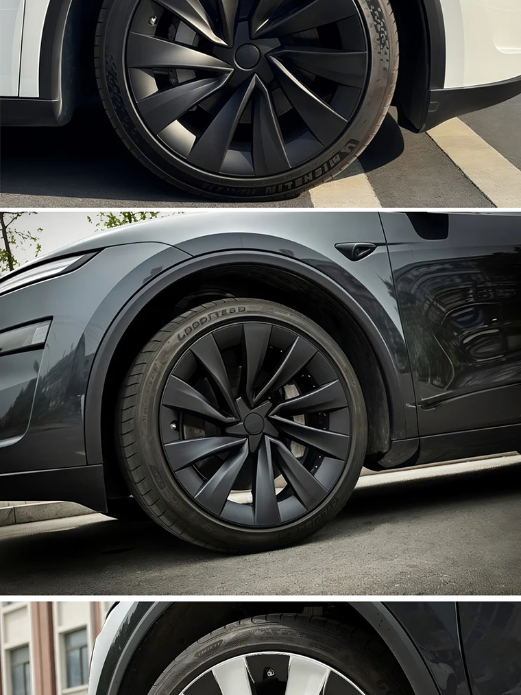 4PCS Hub Caps for Tesla Model Y Juniper 20-Inch Wheel Covers 2