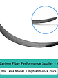 Model Y Juniper Spoiler for Tesla Model 3 Highland Real Carbon Fiber - thumbnail 7