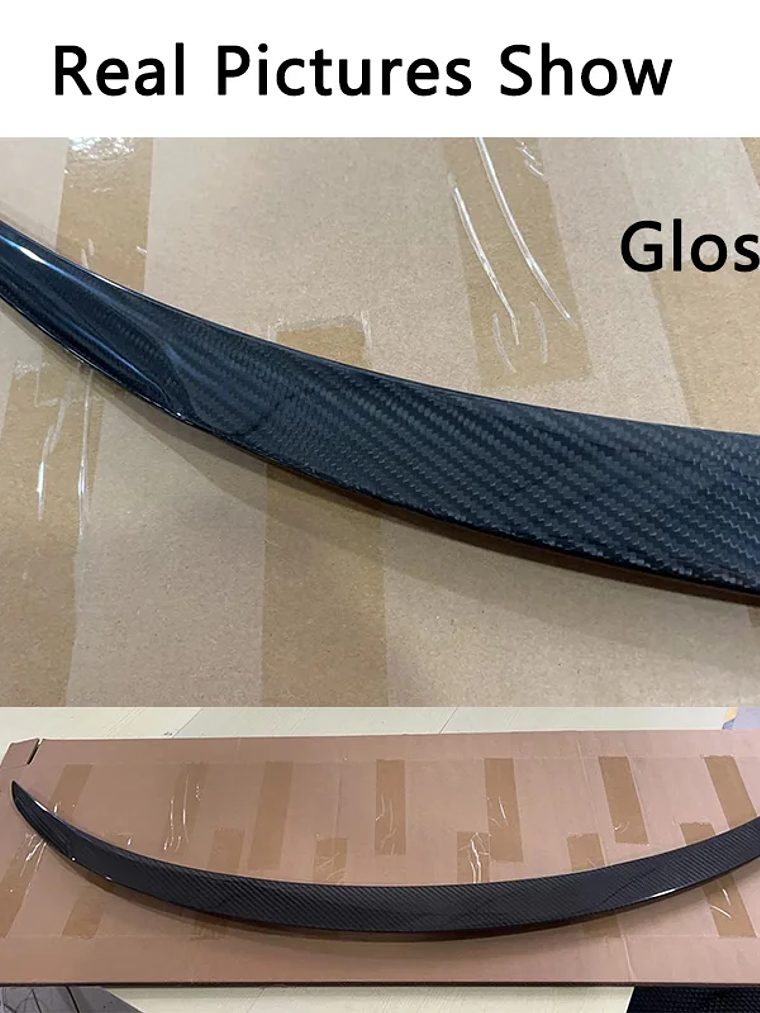 Model Y Juniper Spoiler for Tesla Model 3 Highland Real Carbon Fiber 12