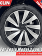 4PCS Hub Cap for Tesla Model Y Juniper 19 Inch Performance Crossflow - thumbnail 2
