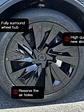 4PCS Hub Cap for Tesla Model Y Juniper 19 Inch Performance Crossflow - thumbnail 3