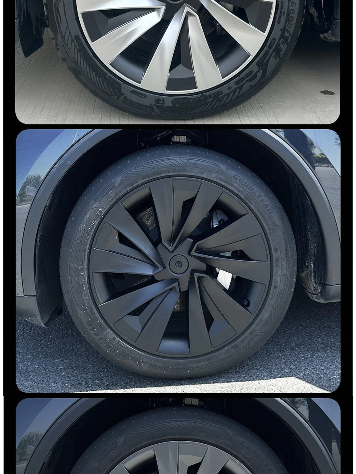 4PCS Hub Cap for Tesla Model Y Juniper 19 Inch Performance Crossflow 18