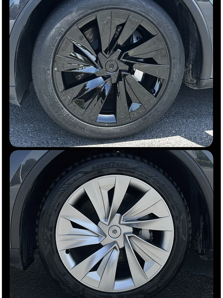 4PCS Hub Cap for Tesla Model Y Juniper 19 Inch Performance Crossflow 19