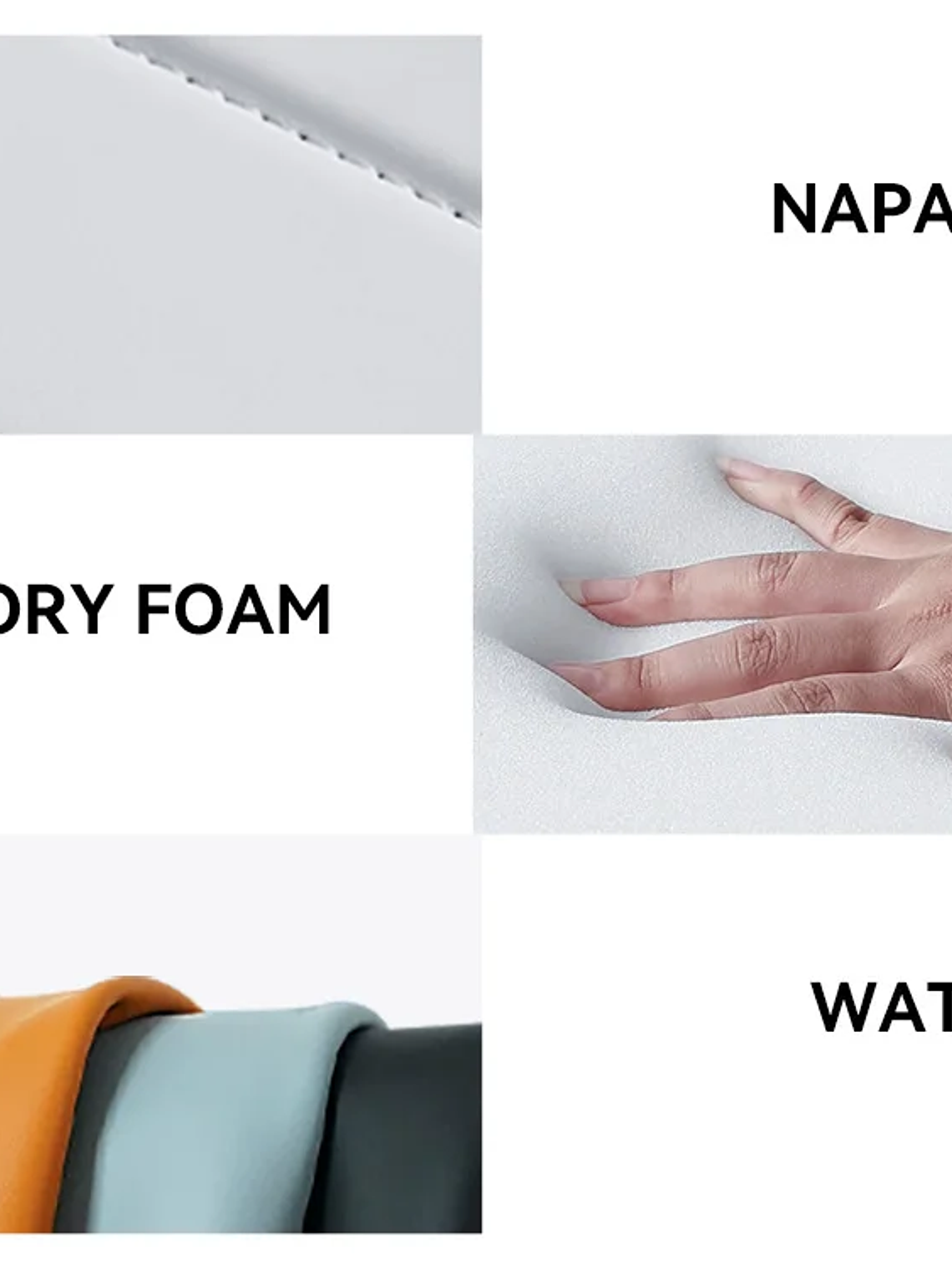 YZ For Tesla Model Y Rear Leather Seat Backrest Protective Pad Trunk Mat 12