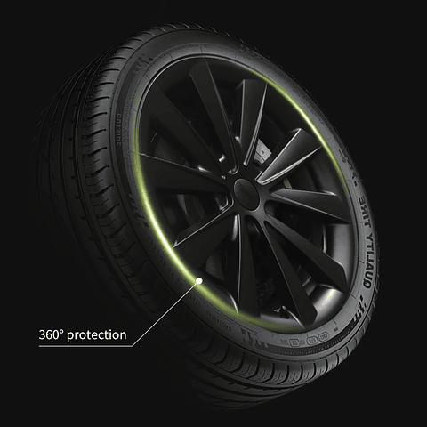 4PCS for Model 3 (2017-2023) 18 Inch Blade Wheel Cover Hubcaps Whirl Cap