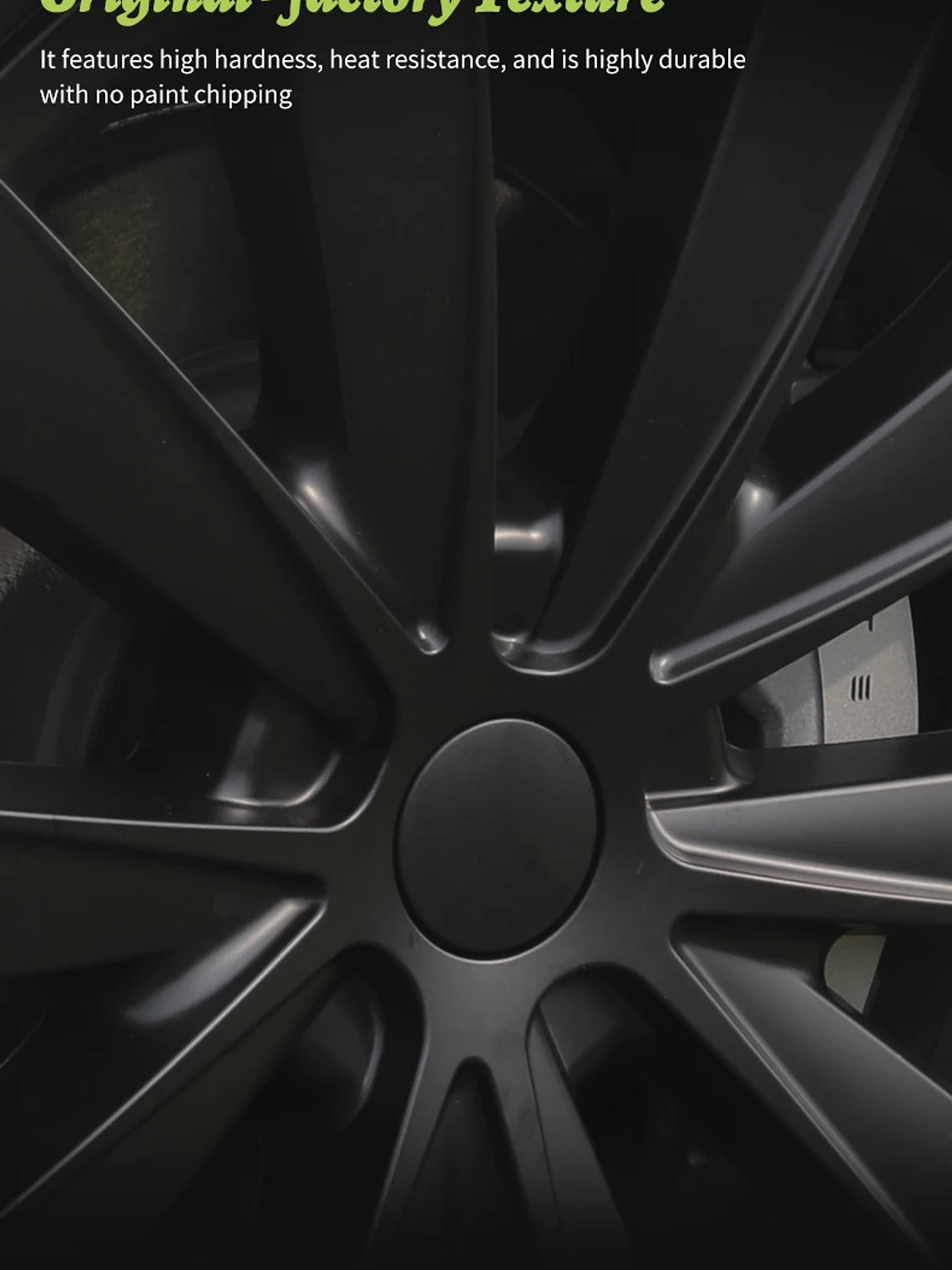 4PCS for Model 3 (2017-2023) 18 Inch Blade Wheel Cover Hubcaps Whirl Cap 16