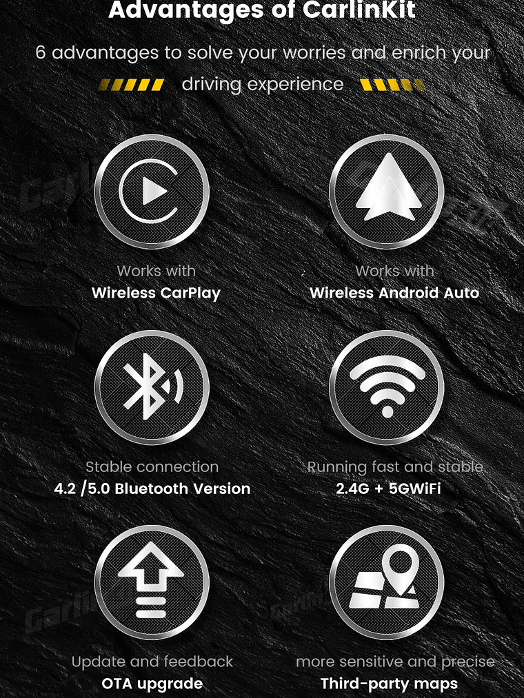 Carlinkit Wireless CarPlay Dongle Car Play Wireless Android Auto Adapter For Tesla 11