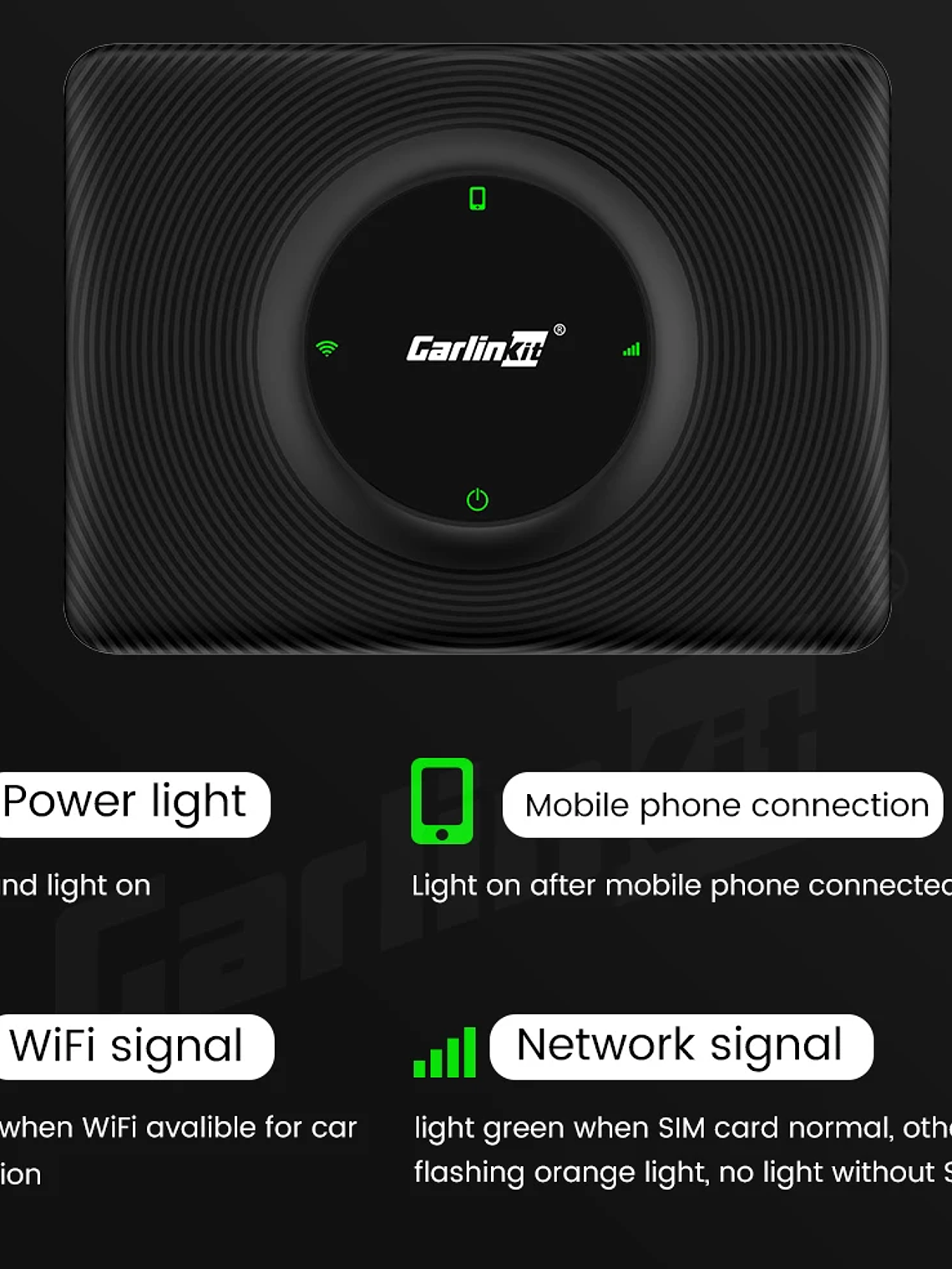 Carlinkit Wireless CarPlay Dongle Car Play Wireless Android Auto Adapter For Tesla 20