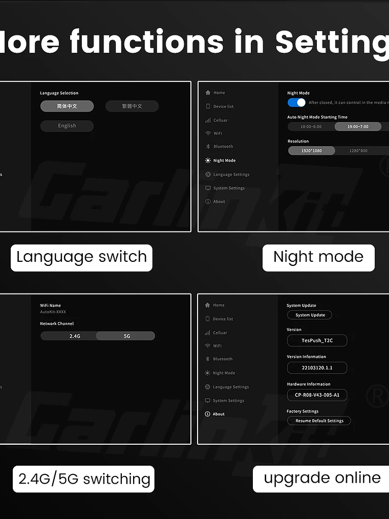 Carlinkit Wireless CarPlay Dongle Car Play Wireless Android Auto Adapter For Tesla 21