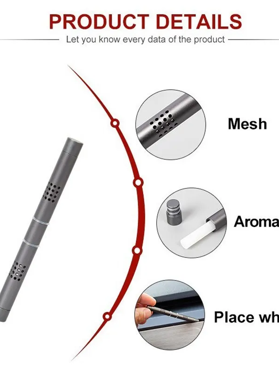 Car Air Freshener Perfume Fragrance Aromatherapy Scent Diffuser Tesla Model 3 Y 6