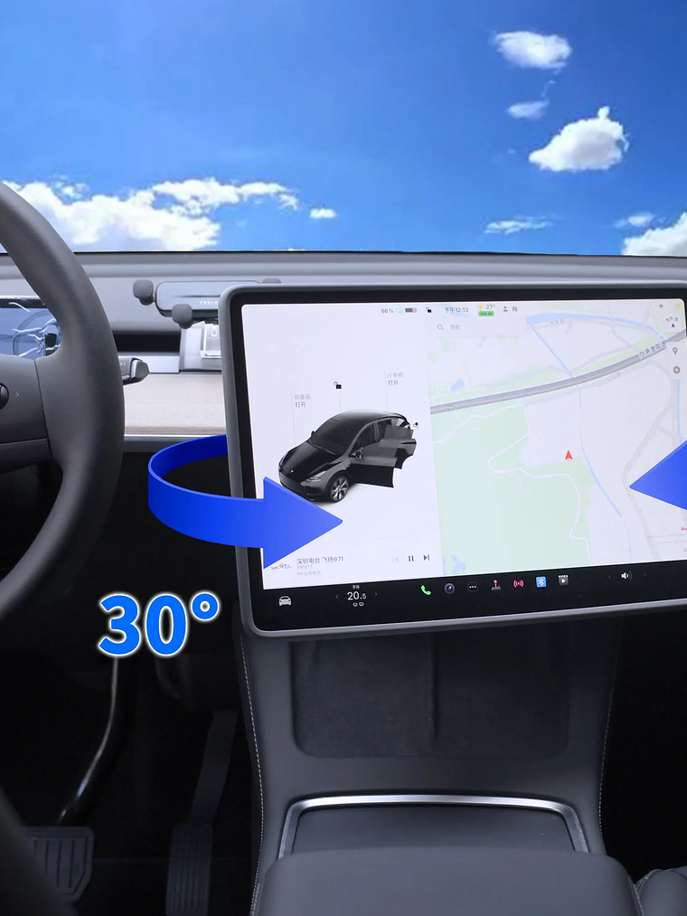 Model Y swivel Mount for Tesla Model 3 highland Tilt Screen Rotating bracket 1