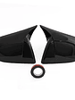 Rearview Mirror Cover Sticker For Tesla Model Y 2020-2023 Glossy Black - thumbnail 6