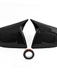 Rearview Mirror Cover Sticker For Tesla Model Y 2020-2023 Glossy Black - thumbnail 12
